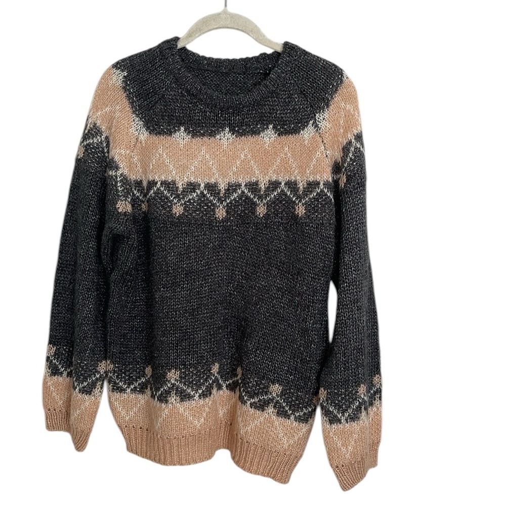 Women’s Mohair Fair Isle Sweater